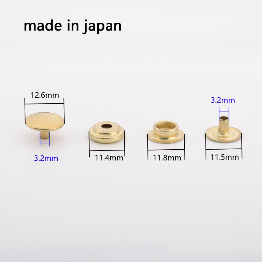 HASI HATO リングホックNO.7060 12.6mm 標準セット 鉄材 代用金