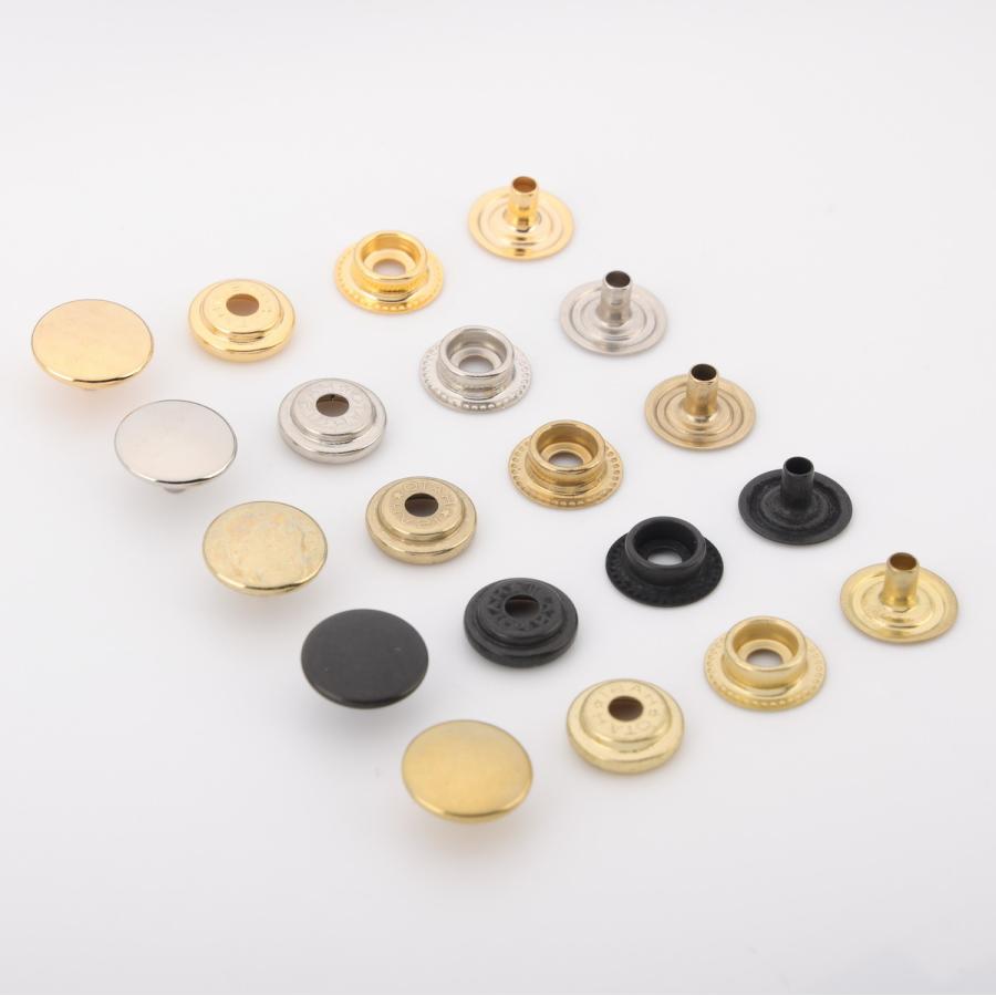 HASI HATO リングホックNO.7060 12.6mm 標準セット 鉄材 ニッケル 10組