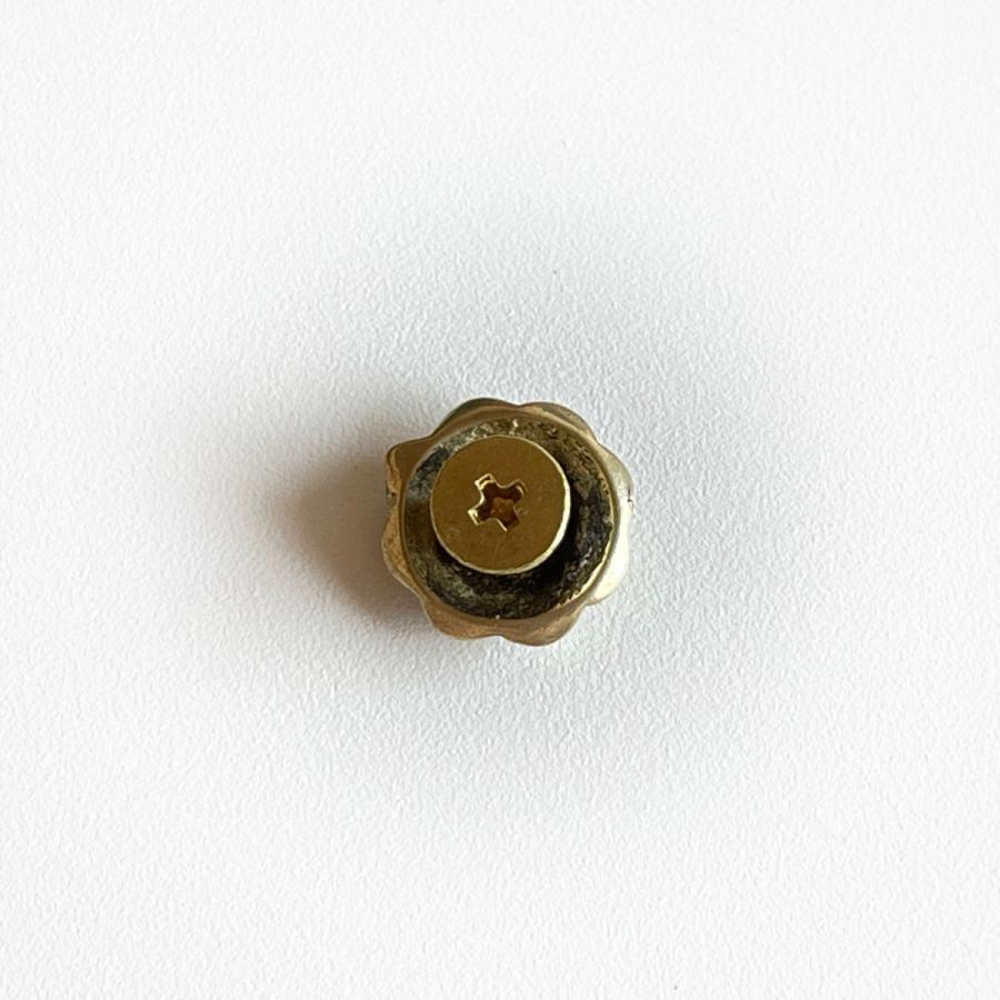 コンチョ ネジ式 11mm 真鍮・白銅製 レザークラフト財布手芸飾り用