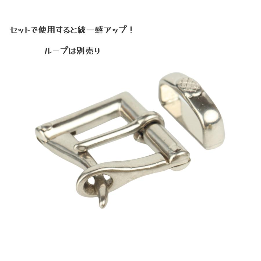 日本製 真鍮生地ニッケルメッキバックル 33mm クイックリリース