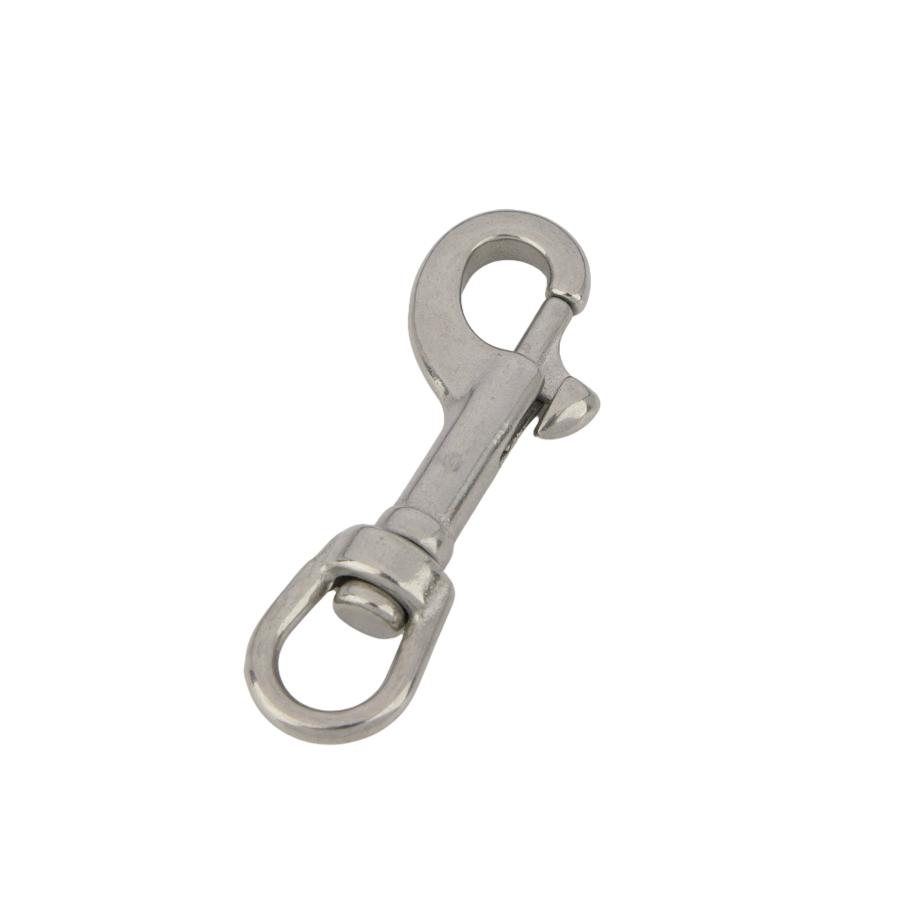 SENWA 鉄砲ナスカン ステンレス 10mm 回転式 SUS314 バッグ金具
