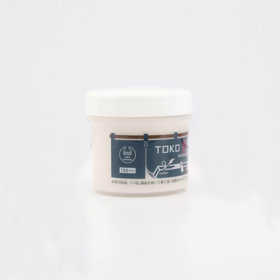 NEW TOKO艶クリーム (100ml) コバ・トコ・銀面磨きクリーム 二代 NEW TOKO艶クリーム (100ml) コバ・トコ・銀面磨きクリーム 二代