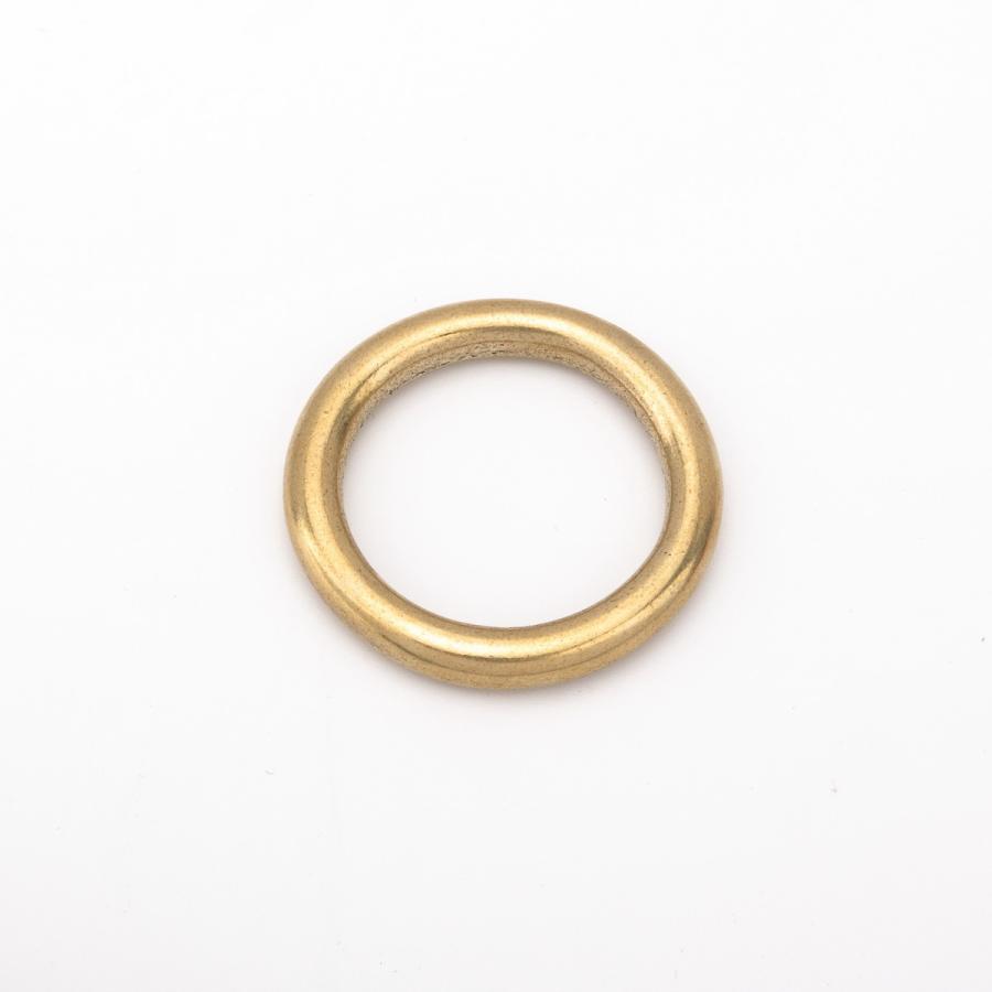 SENWA 日本製 真鍮生地 マルカンリング35mm 吊り具 丸カン レザー