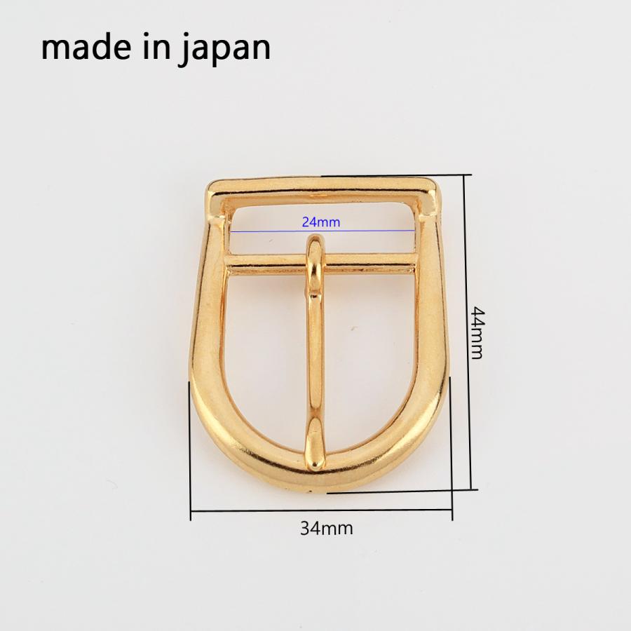 SENWA 日本製 亜鉛ダイキャスト 中一美錠 幅24mm 金メッキ カバン金具