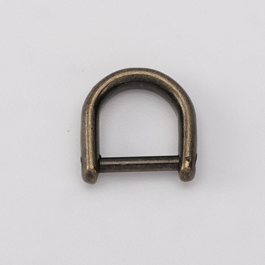SENWA 日本製 真鍮製ベルカン ねじ式Dカン シャックル12mm アンテック