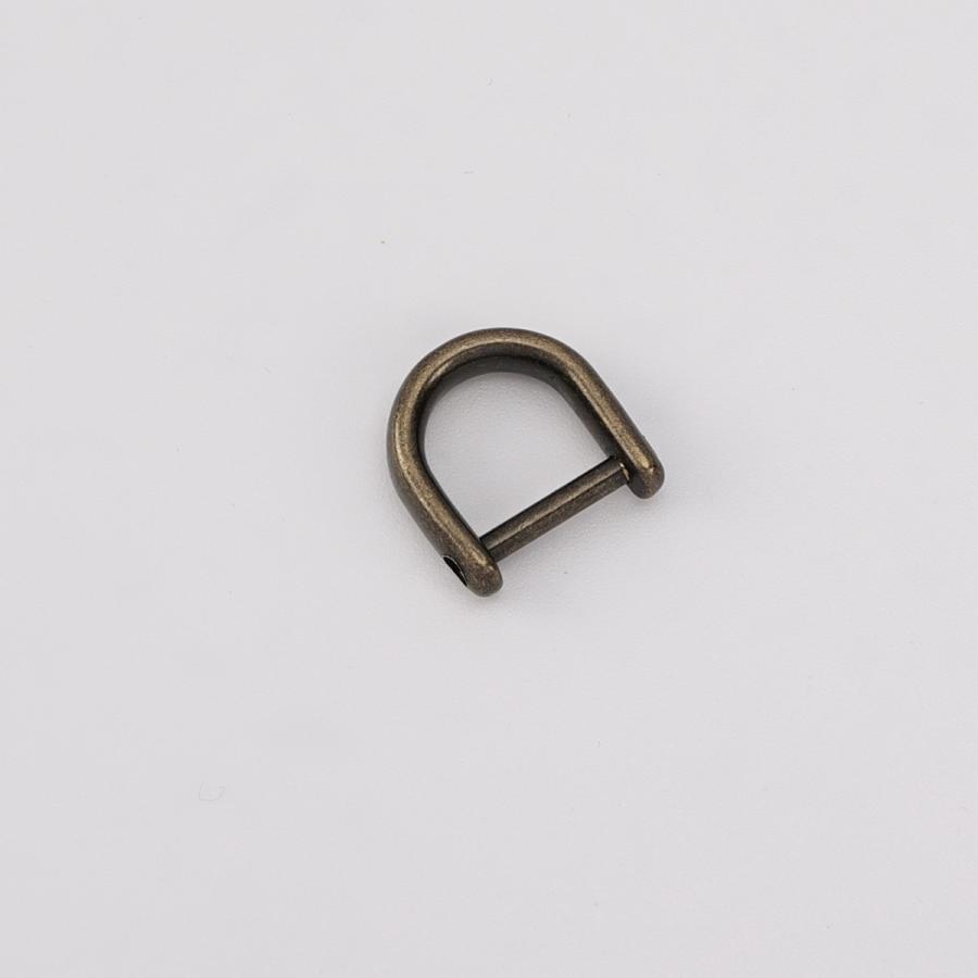 SENWA 日本製 真鍮製ベルカン ねじ式Dカン シャックル12mm アンテック