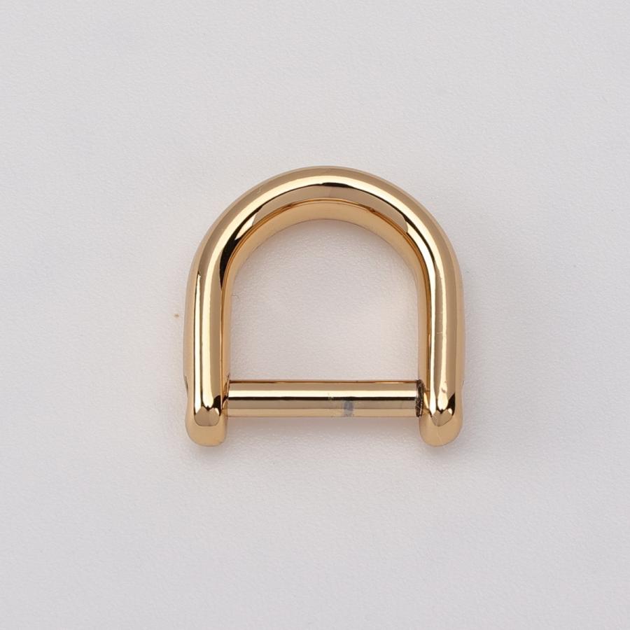 SENWA 日本製 真鍮製ベルカン ねじ式Dカン シャックル12mm 金メッキ