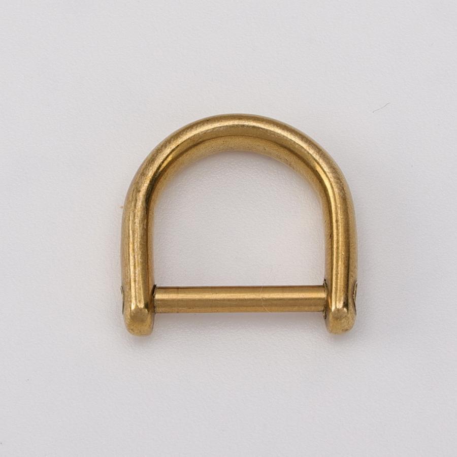 SENWA 日本製 真鍮製ベルカン ねじ式Dカン シャックル15mm 吊り具