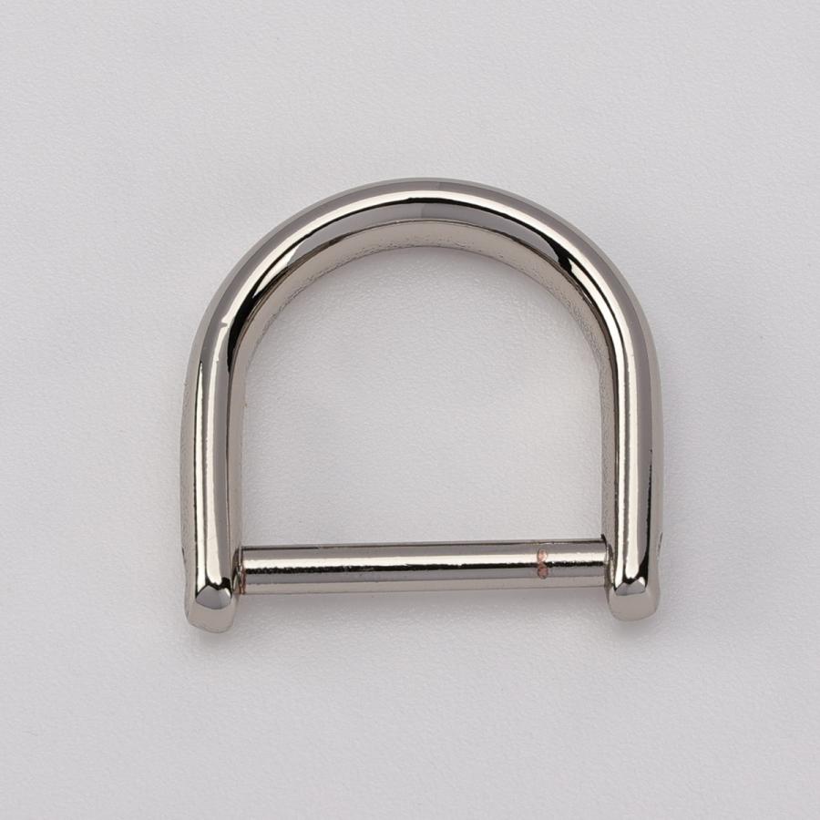 SENWA 日本製 真鍮製ベルカン ねじ式Dカン シャックル18mm ニッケル