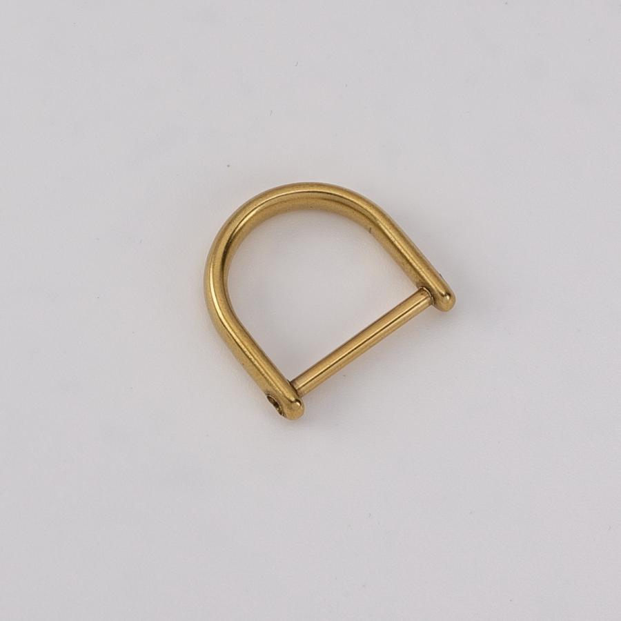 SENWA 日本製 真鍮製ベルカン ねじ式Dカン シャックル21mm 吊り具