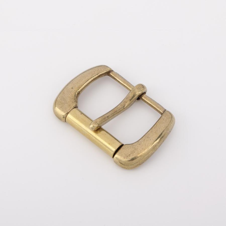 senwa 真鍮生地 回転カンつくバックル ブラス ローラーバックル 巾40mm