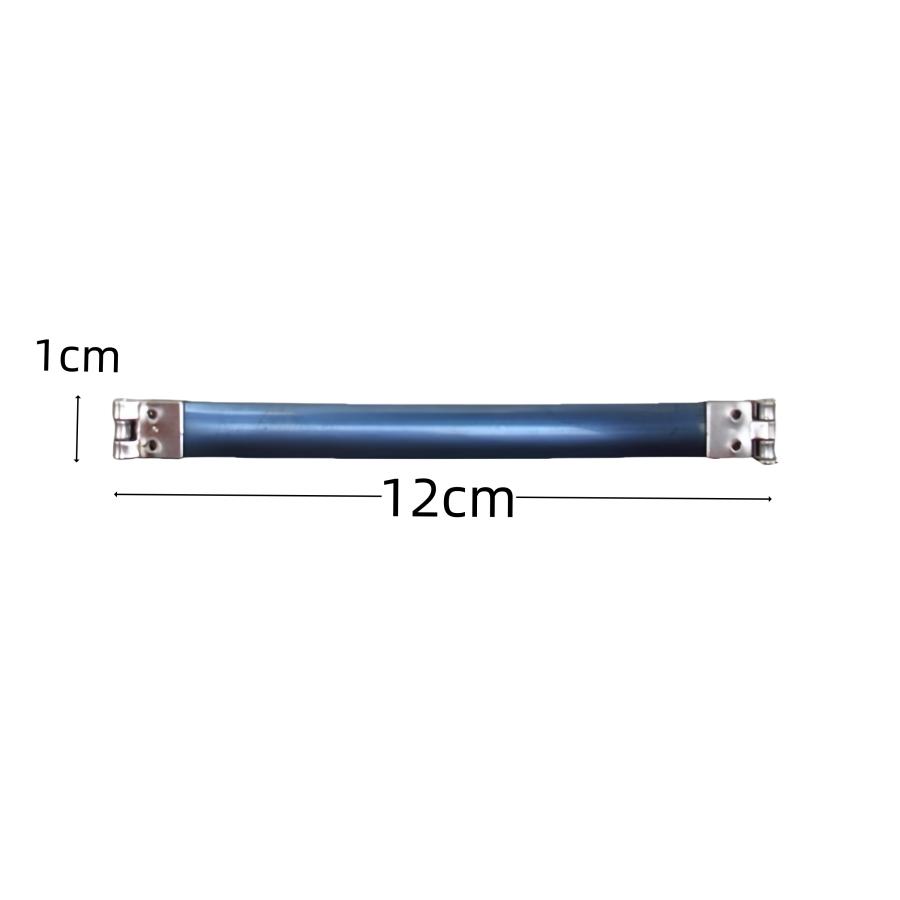 SENWA 日本製 1cm×12cm バネ口金 ニッケル 10本セット No8112 手芸材料