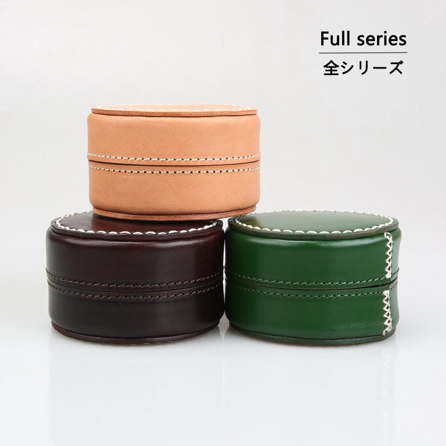 SENWA 丸型収納ケース レザー小物入れ 本革ボックス おしゃれ SENWA 丸型収納ケース レザー小物入れ 本革ボックス おしゃれ