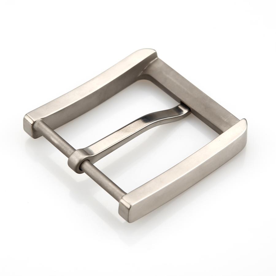 senwa メンズベルトバックル 40mm チタン製美錠 ピン式 交換用 金属