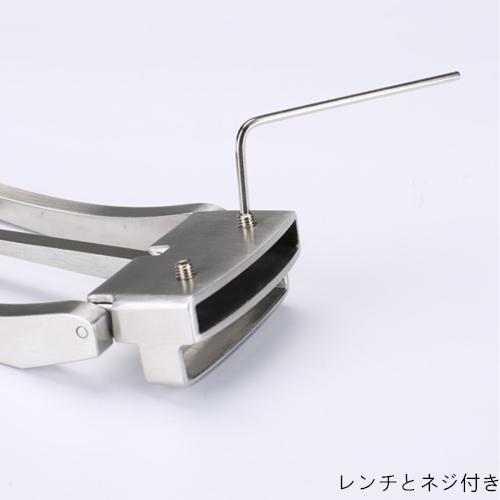 senwa ベルトバックル ステンレス ピン式 サイズ調整可能 35・40mm