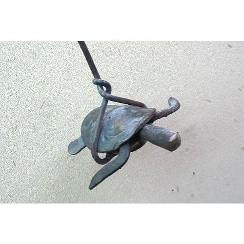 手作りサヌカイト風鈴 亀（吊りタイプ） : サヌカイト特約販売店扇誉亭