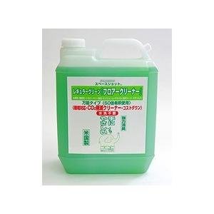 オーブ・テック　スペースショットレギュラーグリーン「フロアークリーナー」4L×4入　万能タイプ・水洗い不要《オーブ・テック正規代理店》
