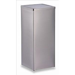 ステンレス角型GPX-41K屋内用屑入中カゴ付　20L《テラモト正規代理店》SU-955-250-0