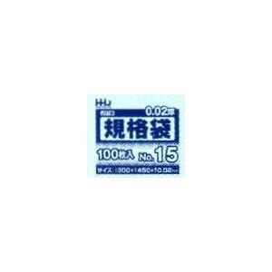 規格袋15号]JT-15 透明[100枚×10冊×4箱入