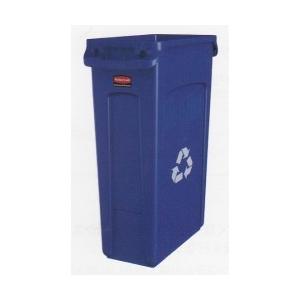 Vented Slim Jim 再利用容れもの87L×4個[23gal][色：青][品番：FG354007BLUE]（思われ人御手伝いさん）※沖縄・離島・構成要素地方については貨物輸送別途 掃除用具-キッチン、日用品、文具