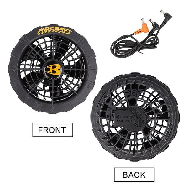 タイプC変換つき_バートル ファンユニットＡＣ０８－１－３５－Ｆブラック Amazon | バートル ファンユニットAC08－1－35－F