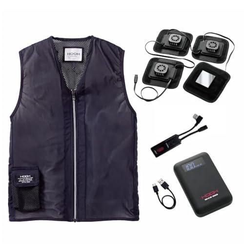 村上被服 ペルチェベストセット PV111 ブラック XL HOOH 快適ウェア  