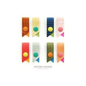 韓国雑貨 配色とパターンが可愛い Pattern Winder 2色セット スマホケース 韓国文房具 可愛い かわいい 韓国音楽専門ソウルライフレコード 通販 Yahoo ショッピング