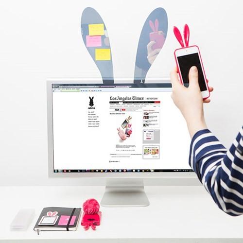 韓国雑貨 無機質なモニターにウサ耳を Rabito Post Wall Ears ハーフミラー 可愛い かわいい 韓国 お土産 Tbt91 韓国音楽専門ソウルライフレコード 通販 Yahoo ショッピング