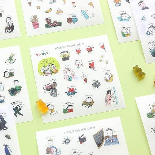 韓国雑貨 16年ダイアリーやカレンダーにピッタリ Todacデコステッカー Ver 8 10枚セット シール 韓国文房具 可愛い Tbt 韓国音楽専門ソウルライフレコード 通販 Yahoo ショッピング