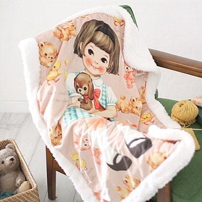韓国雑貨 =paper doll mate= ブランケット(選べる3TYPE)｜文房具 