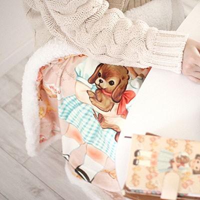 韓国雑貨 =paper doll mate= ブランケット(選べる3TYPE)｜文房具 