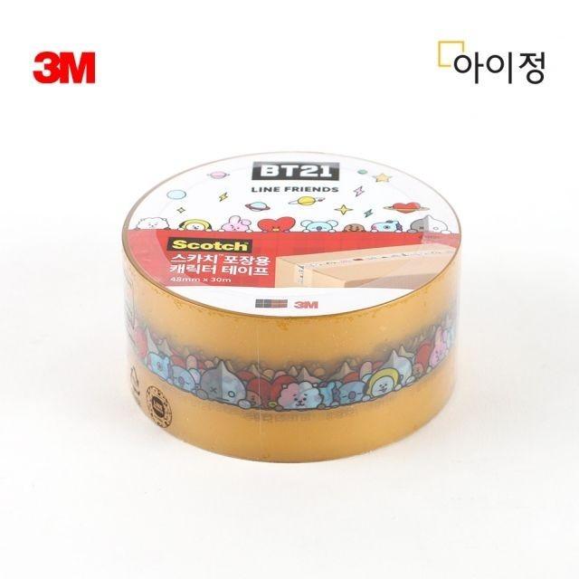 BTS ボックステープ 17巻　No.129 BT21公式グッズ＝ バンタン BTS 3M包装用スコッチ キャラクター