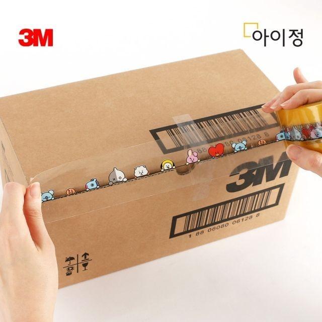 BT21公式グッズ＝ バンタン BTS 3M包装用スコッチ キャラクター