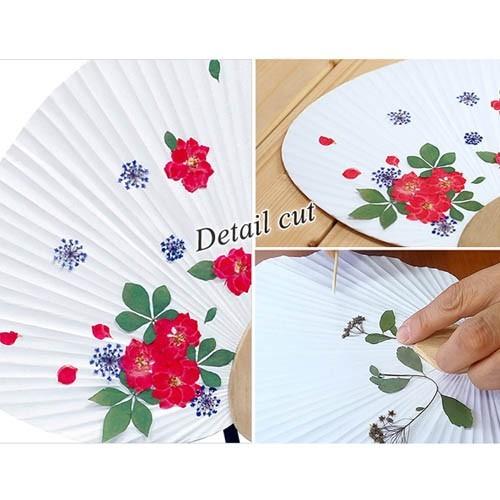 韓国雑貨 押し花の韓国風うちわ 手作りキット Ver 2 ファッション 可愛い かわいい 韓国 お土産 s 韓国音楽専門ソウルライフレコード 通販 Yahoo ショッピング