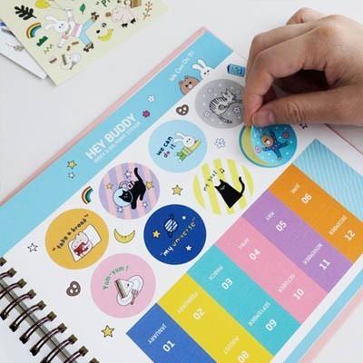 ブランド品 韓国雑貨 落書き帳のように楽しくｐｏｐな スタディプランナー スケジュール帳 手帳 韓国文房具 可愛い かわいい Gaviao Ba Gov Br