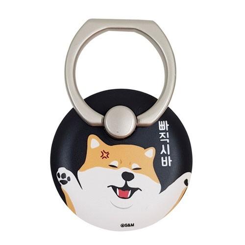 韓国雑貨 柴ワンコとちょこっとハングルが可愛い スマホリングホルダー ホルダー ハングル スマホリング 可愛い かわいい 韓国 お土産 s 韓国音楽専門ソウルライフレコード 通販 Yahoo ショッピング