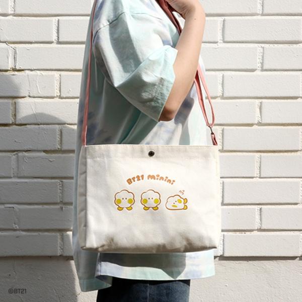BT21公式グッズ＝ バンタン BTS BT21 CANVAS CROSS BAG(SHOOKY