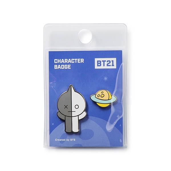 BT21公式グッズ＝ バンタン BTS ピンバッヂセット〈VAN〉｜防弾少年団