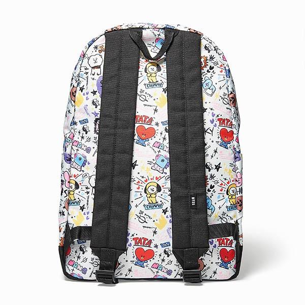 BT21公式グッズ＝ バンタン BTS リュックサック ≪総柄≫［バック