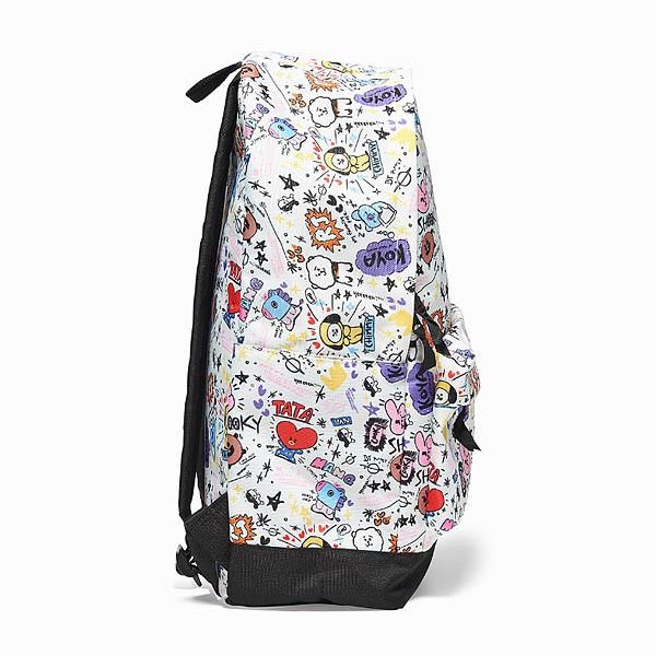 BT21公式グッズ＝ バンタン BTS リュックサック ≪総柄≫［バック 