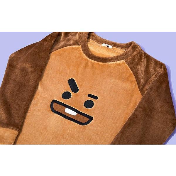 BT21公式グッズ＝ バンタン BTS あったかモコモコ パジャマ ≪SHOOKY