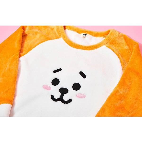 BT21公式グッズ＝ バンタン BTS あったかモコモコ パジャマ ≪RJ