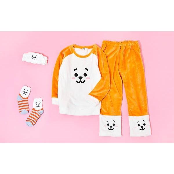 BT21公式グッズ＝ バンタン BTS あったかモコモコ パジャマ ≪RJ