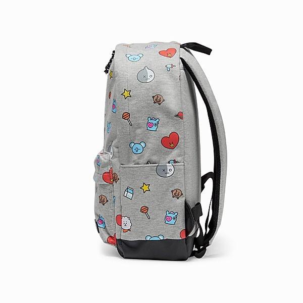 BT21公式グッズ＝ バンタン BTS 総柄がかわいいリュックサック 