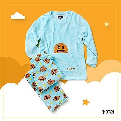 ＝BT21公式グッズ＝［バンタン］［BTS］あったかフワフワなルームウエア≪SHOOKY≫［パジャマ］［防弾少年団］韓国雑貨 ［韓国 お土産］｜seoul4