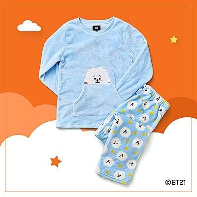 BT21公式グッズ＝ バンタン BTS あったかフワフワなルームウエア≪RJ