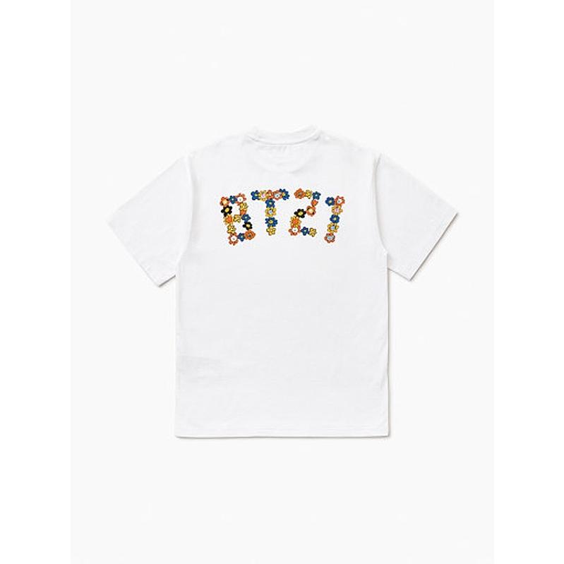 Bt21公式グッズ バンタン Bts 年春夏モデル 半袖tシャツ フラワーロゴ ホワイト 防弾少年団 かわいい 韓国雑貨 韓国 お土産 Lf 韓国音楽専門ソウルライフレコード 通販 Yahoo ショッピング