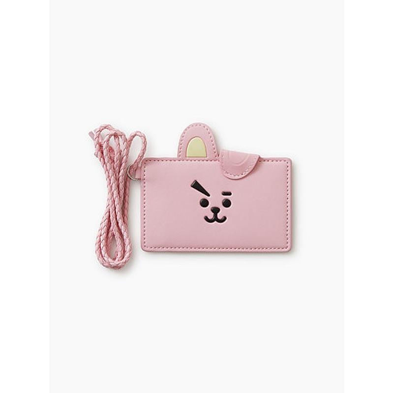 BT21公式グッズ＝ バンタン BTS ネックストラップ型 定期ケース＜COOKY