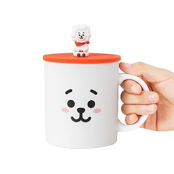 ＝bt21公式グッズ＝ バンタン Bts ティータイムもご一緒に〜 マグカップと蓋カバーセット＜rj＞｜防弾少年団｜文房具｜韓国雑貨 創業 