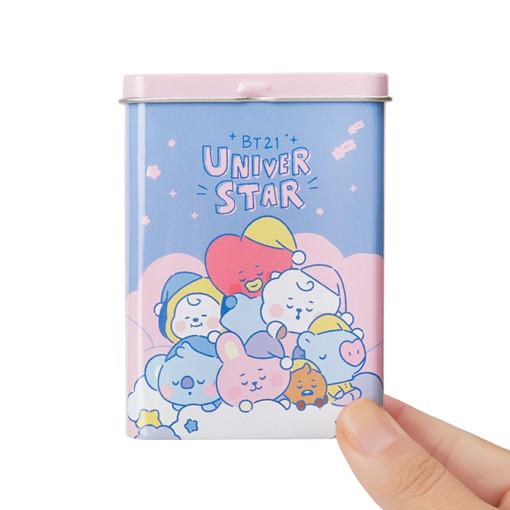 BT21公式グッズ＝ バンタン BTS BT21 BABY 缶ケース絆創膏(ピンク